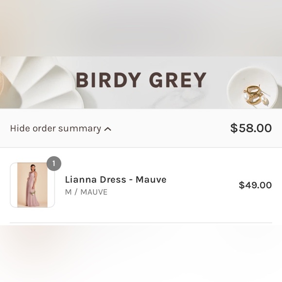 Birdy Grey Mauve Bridesmaid Dress - Picture 3 of 5